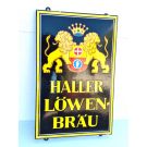 Haller Löwen Brau emalj
