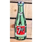 7UP flaska reklamskylt emalj