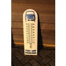Emaljtermometer Fiat 500 parking