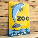 reklamskylt Zoo Antwerpen – Delfinutgåva