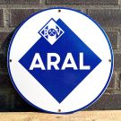 aral platt emaljskylt