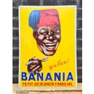 emaljreklamskylt Banania petit déjeuner familial