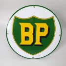 BP platt emaljskylt