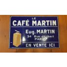 Cafe le martin dubbelsidig emaljskyt