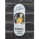 Emailjemalldörrskylt Hulstkamp's gamla genever