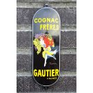 Emaljerad dörrpostskylt – Cognac Frères Gautier