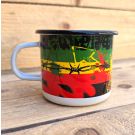 Emaljmugg model reggae