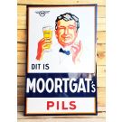 Moortgat's Pils emalj reklamskylt