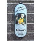 Emailjemalldörrskylt Hulstkamp's gamla genever