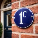 Husnummer runda med kant