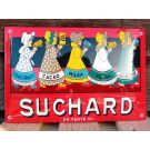 Emalj reklamskylt Chocolat Suchard