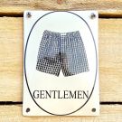 Gentlemen toalettskylt