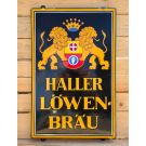 Haller Löwen Brau emalj