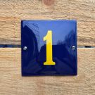 Emaille huisnummer Model Huizen