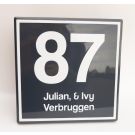 Modernt husnummer Bloomingdale