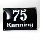 Kombination husnummer + namn utan ram