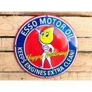 Esso Keeps engines extra clean vintage Emaljskylt