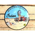 Indian motorcycles - a new Era of speed emaljskylt