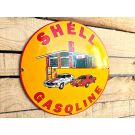 Shell Gasoline - Vintage Emaljskylt