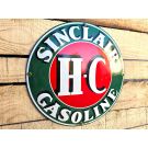 Sinclair Gasoline H-C - Emaljskylt