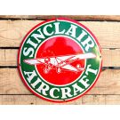 Sinclair Aircraft - Vintage Emaljskylt