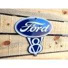 emaljskylt Ford V8