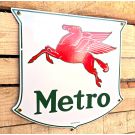 Enamel Pegasus Metro Emaljskylt
