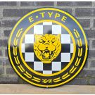 Jaguar E-TYPE Emaljskylt