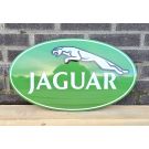 Jaguar emaljskylt oval