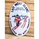 Emaljskylt Lait Mont Blanc