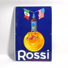 emaljskylt ROSSI Martini - vermouth & rossi - torino