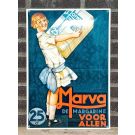 Emalj väggreklam Marva