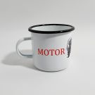 Emaljmugg Motor racing