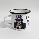 Emaljmugg I want you to drink