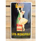Emaljskylt Spa-Monopole source reine