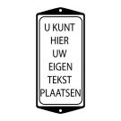 Textskylt med 2 öron Med kant och ram