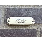 Naamplaat Toilet Klassiek