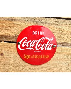 Emalj coca cola tecken