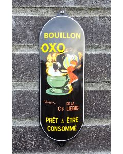 Emaljerad dörrskylt Bouillon OXO