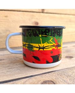 Emaljmugg model reggae