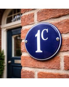 Husnummer runda med kant