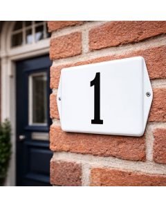 Basisk husnummer modell öra