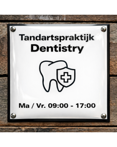 Professionell tandvård tecken