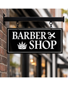 Skylt Modern 40x15cm med väggram