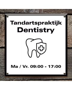 Professionell tandvård tecken
