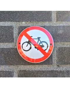 Cykelförbudsskylt