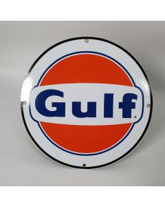 Gulf platt emaljskylt