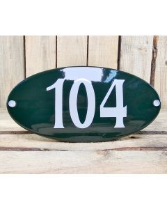 Basisk husnummer oval