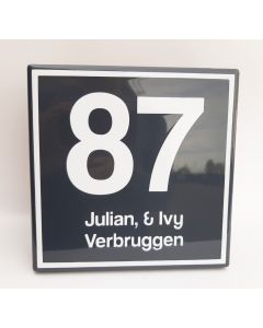 Modernt husnummer Bloomingdale