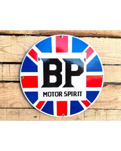 BP Motor spirit Vintage Emaljskylt